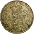 BELGIA 5 FRANKÓW 1873 LEOPOLD II