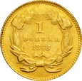USA DOLLAR 1868 INDIAN PRINCESS NOWE BICIE st. 1