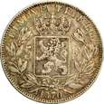 BELGIA 5 FRANKÓW 1870 LEOPOLD II