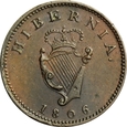 IRLANDIA FARTHING 1806 JERZY III