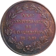FRANCJA MEDAL  LUDWIK FILIP I 25 ROCZNICA INAUGURACJI 1856