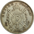 FRANCJA 5 FRANKÓW 1869 A NAPOLEON III