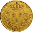 FRANCJA 20 FRANKÓW 1815 LUDWIK XVIII