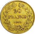 FRANCJA 20 FRANKÓW 1840 LUDWIK FILIP I