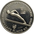 PRL, 200 zł 1980, Olimpiada Lake Placid, nikiel, próba niklowa