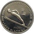 PRL, 2000 zł 1980, Olimpiada Lake Placid, nikiel, próba niklowa