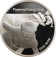 KOREA PŁD. 5000 WON 2016 PYONGCHANG ŁYŻWIARSTWO st. L