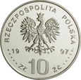 10 ZŁOTYCH 1997 STEFAN BATORY POPIERSIE st. L