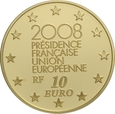 FRANCJA 10 EURO 2008 PREZYDENCJA FRANCJI W UE