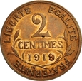 FRANCJA 2 CENTIMES 1919