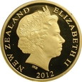 Nowa Zelandia, 10 dolarów 2012, Kiwi, 1/4 oz. Au999