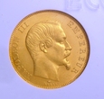 FRANCJA 50 FRANKÓW 1855 NAPOLEON III