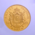 FRANCJA 50 FRANKÓW 1855 NAPOLEON III