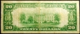 USA 20 DOLARÓW 1928 GOLD CERTIFICATE