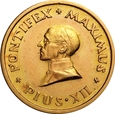 HERAUES MEDAL PIUS XII PONTIFEX MAXIMUS złoto Au st. 1