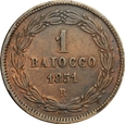 WATYKAN 1 BAIOCCO 1851 PIUS IX