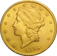 USA 20 DOLARÓW 1896 LIBERTY