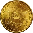 USA 20 DOLARÓW 1896 LIBERTY