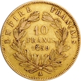 FRANCJA 10 FRANKÓW 1859 NAPOLEON III