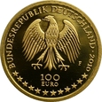   Niemcy 100 euro 2010 F, UNESCO, Wurzburg, 1/2 oz Au999 st. 1