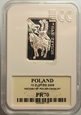 10 ZŁOTYCH 2009 HUSARZ GRADING PR70 st. L