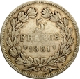 FRANCJA 5 FRANKÓW 1831 W LUDWIK FILIP I