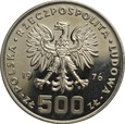 PRL, 500 zł 1976, Kazimierz Pułaski, nikiel, próba niklowa