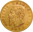 WŁOCHY 20 LIRÓW 1873 VITTORIO EMANUELE II