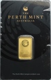 SZTABKA 5 GRAM Au 999 Perth Mint st.1