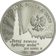 POLSKA 20 ZŁOTYCH 2005 OBRONA JASNEJ GÓRY st. L