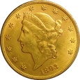 USA 20 DOLARÓW 1893 LIBERTY