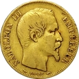 FRANCJA 20 FRANKÓW 1853 A NAPOLEON III
