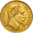 FRANCJA 20 FRANKÓW 1869 BB NAPOLEON III