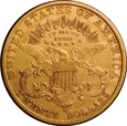 USA 20 DOLARÓW 1889 S LIBERTY