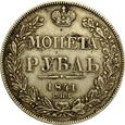 ROSJA RUBEL 1841 HG MIKOŁAJ I 