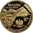 POLSKA 100 ZŁOTYCH 2011 SMOLEŃSK PARA PREZYDENCKA  st.L