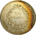 FRANCJA 50 FRANKÓW 1977 HERKULES