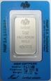 PAMP SZTABKA UNCJA PALLADU Pd999