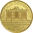 AUSTRIA 10 EURO 2023 FILHARMONICY 1/10 oz Au 999 st. 1