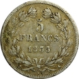 FRANCJA 5 FRANKÓW 1835 A LUDWIK FILIP I