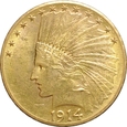 USA 10 DOLARÓW 1914 D INDIANIN