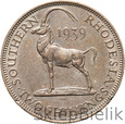 POŁUDNIOWA RODEZJA - 2 SHILLINGS - 1939 - JERZY VI [eb]