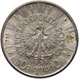 Polska, II RP, 10 złotych 1938, Józef Piłsudski