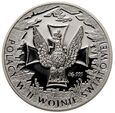 11. Polska, III RP, medal, Polacy w II WŚ, tajne nauczanie, srebro
