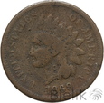 USA - CENT - 1869 - INDIAN HEAD