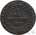  Austria, 1 krajcar, 1812 A, Franciszek II