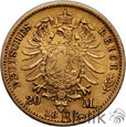 Niemcy, Wirtembergia, 20 marek 1872 F