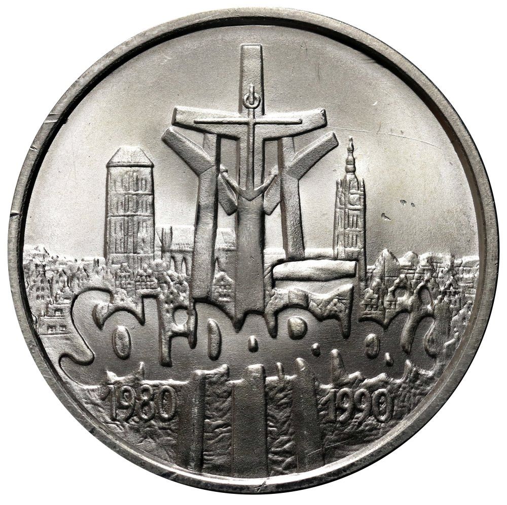 67. Polska, 100000 złotych 1990, Solidarność Typ B