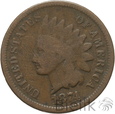 USA - CENT - 1874 - INDIANIN