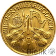 Austria, 200 szylingów, 1991, 1/10 uncji złota, Filharmonia, 